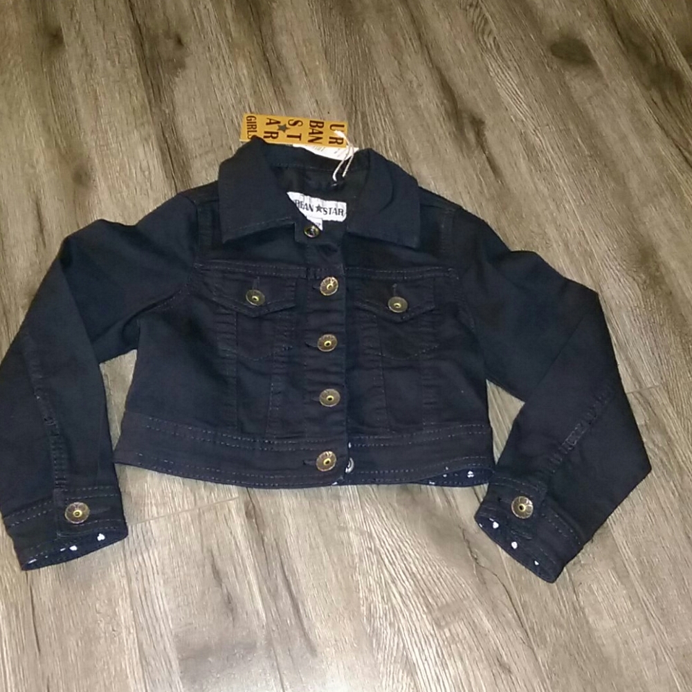 💥3/$35💥NWT- Urban Star Girls - Crop Jean Jacket
